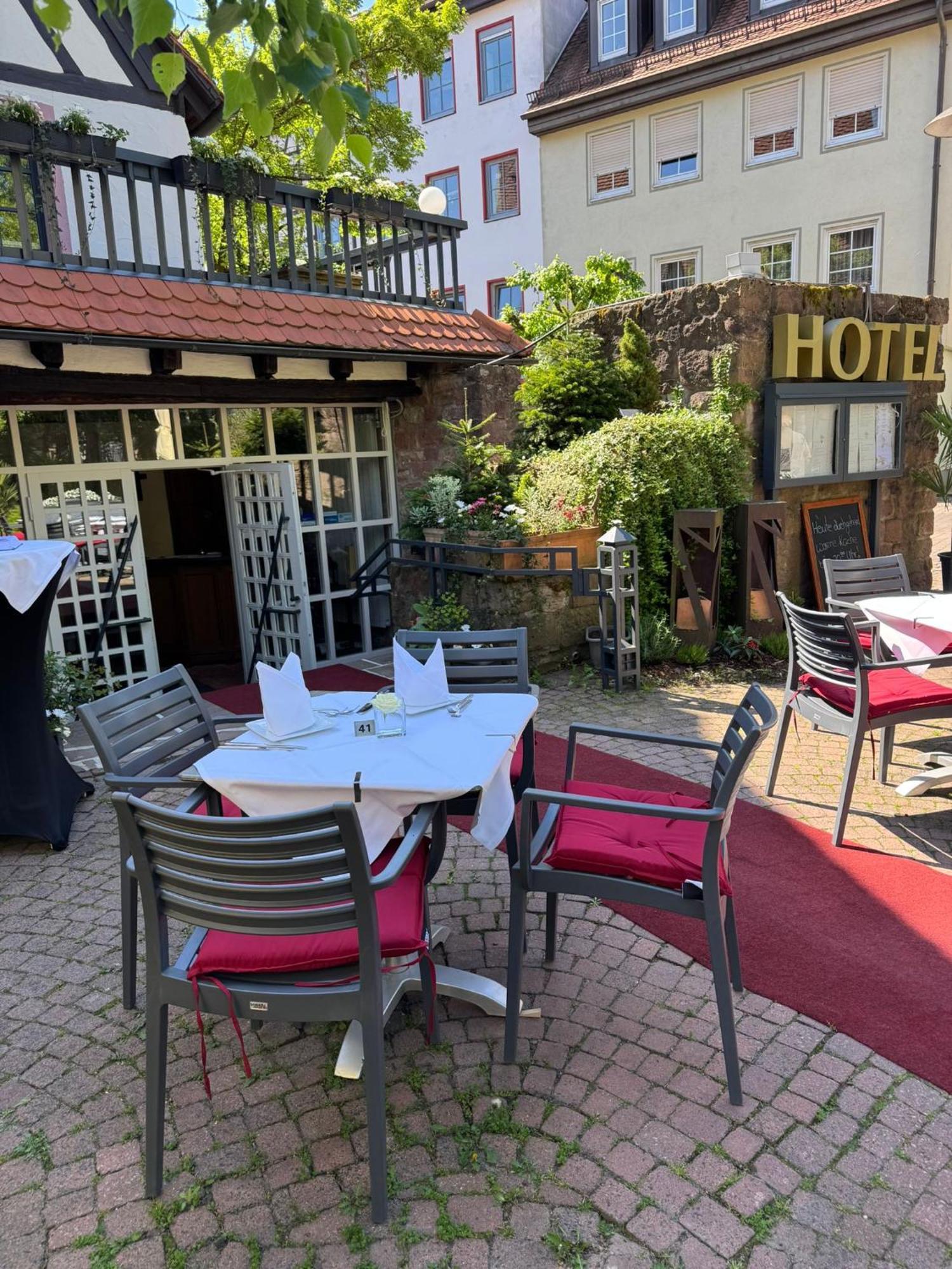 Hotel Restaurant Altes Badhaus Ебербах Екстериор снимка