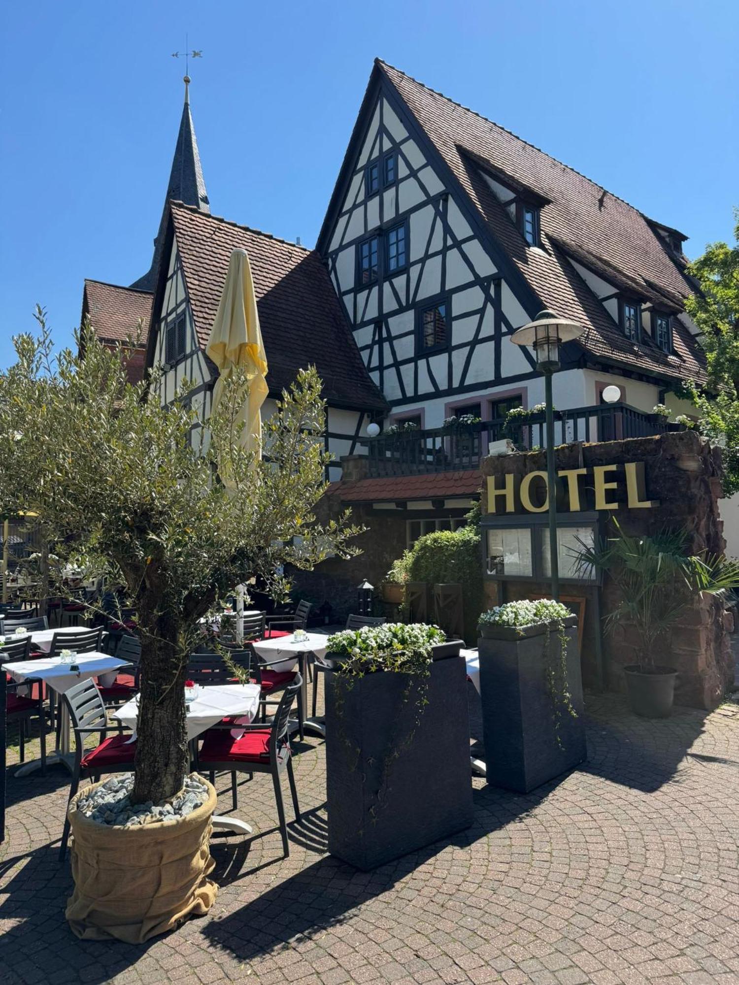 Hotel Restaurant Altes Badhaus Ебербах Екстериор снимка